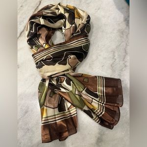 3/$17 Miray Silk Scarf 62 X 42 multicolor